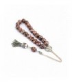 Leopard's skin worry beads for Capricorn, classic finish, code 766