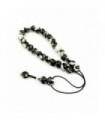 Zebra jasper worry beads, simple bead finish, code 780