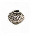 Sterling silver roller bead, code SM-64