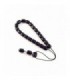 Ebony worry beads efhantro, basic bead finish, code 868
