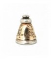 14K gold and sterling silver tassel funnel, code FΧ-90