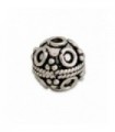 Sterling silver roller bead, code S-25