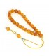 Yellow jade komboloi worry beads, simple bead finish, code 894