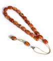 Apple coral worry beads efhantro, simple bead finish, code 639