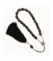 Obsidian worry beads for Cancer sign, classic finish, code 200