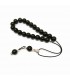 Obsidian worry beads, simple bead finish, code 637