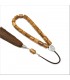 Cocowood komboloi with sterling silver, classic finish, code 114