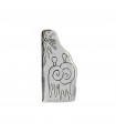 Sterling silver brooch - pin. Theme: couple,  code Κ-56