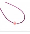 Semi-precious stones necklace, code K-27