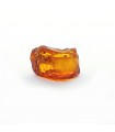 Baltic Amber stone in cognac color with insects, code KB_4