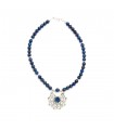 Lapis semi precious necklace for protection, code K _ 53