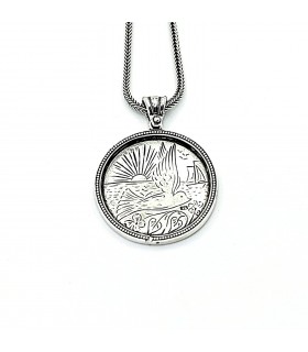 Sterling silver pendant. Theme: "Journey", code MR_2