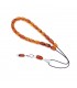 Baltic amber komboloi - worry beads, in cognac color, code 479