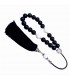 Onyx koboloi - worry beads, classic finish, code  487