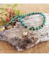 Chrysocolla and moonstone Necklace