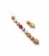 Picture Jasper & carnelian begleri beads,