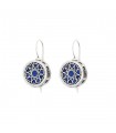 Sterling silver earrings with semi precious stones