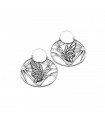 Sterling silver earrings with butterflies
