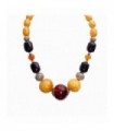 Multi-color amber necklace, code K-5