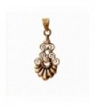 Gold plated sterling silver pendant with zircon, code M1-EZ